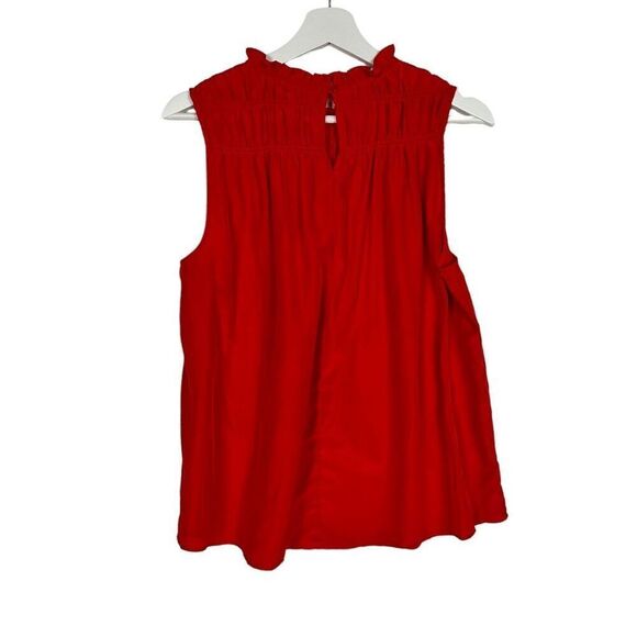 Joie Cayenne Smocked Neck Sleeveless Top Size Medium - Picture 5 of 9